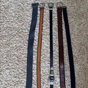 Set of 5 belts